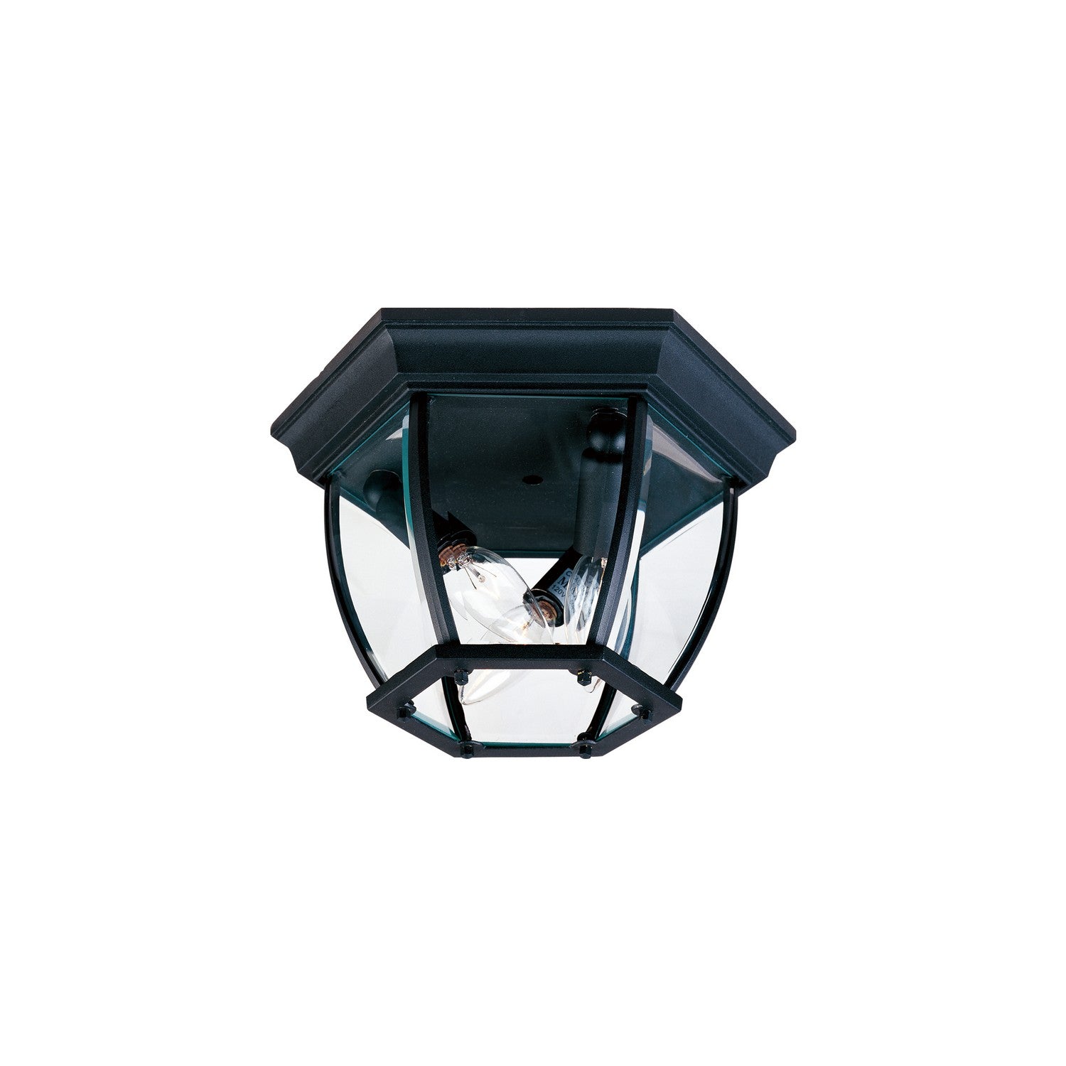 Maxim - 1029BK - Three Light Outdoor Ceiling Mount - Crown Hill - Black