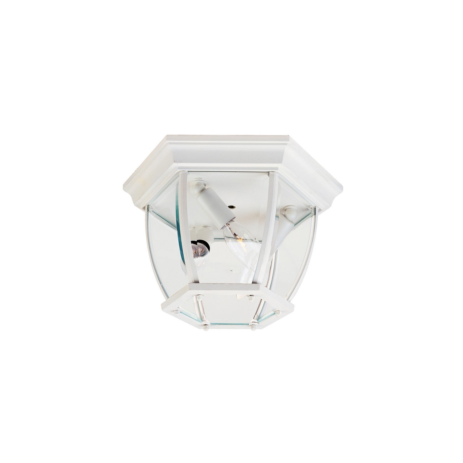 Maxim - 1029WT - Three Light Outdoor Ceiling Mount - Crown Hill - White