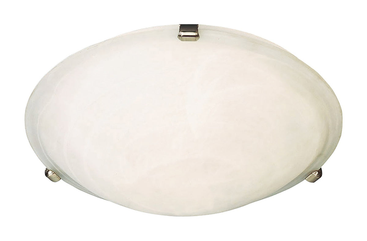 Maxim - 2681MRSN - Three Light Flush Mount - Malaga - Satin Nickel