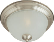 Maxim - 5832FTSN - Three Light Flush Mount - Essentials - 583x - Satin Nickel