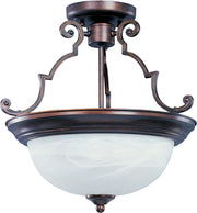 Maxim - 5843MROI - Two Light Semi-Flush Mount - Essentials - 584x - Oil Rubbed Bronze