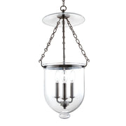 Hudson Valley - 254-HN-C1 - Three Light Pendant - Hampton - Historic Nickel