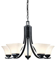 Minka-Lavery - 1815-66 - Five Light Chandelier - Agilis - Sand Coal