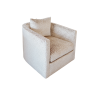 Gemma Swivel Chair - Torrey Snow