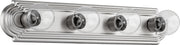Quorum - 5049-4-65 - Four Light Vanity - 5049 Stepped Vanities - Satin Nickel