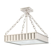 Hudson Valley - 933-PN - Three Light Semi Flush Mount - Middlebury - Polished Nickel