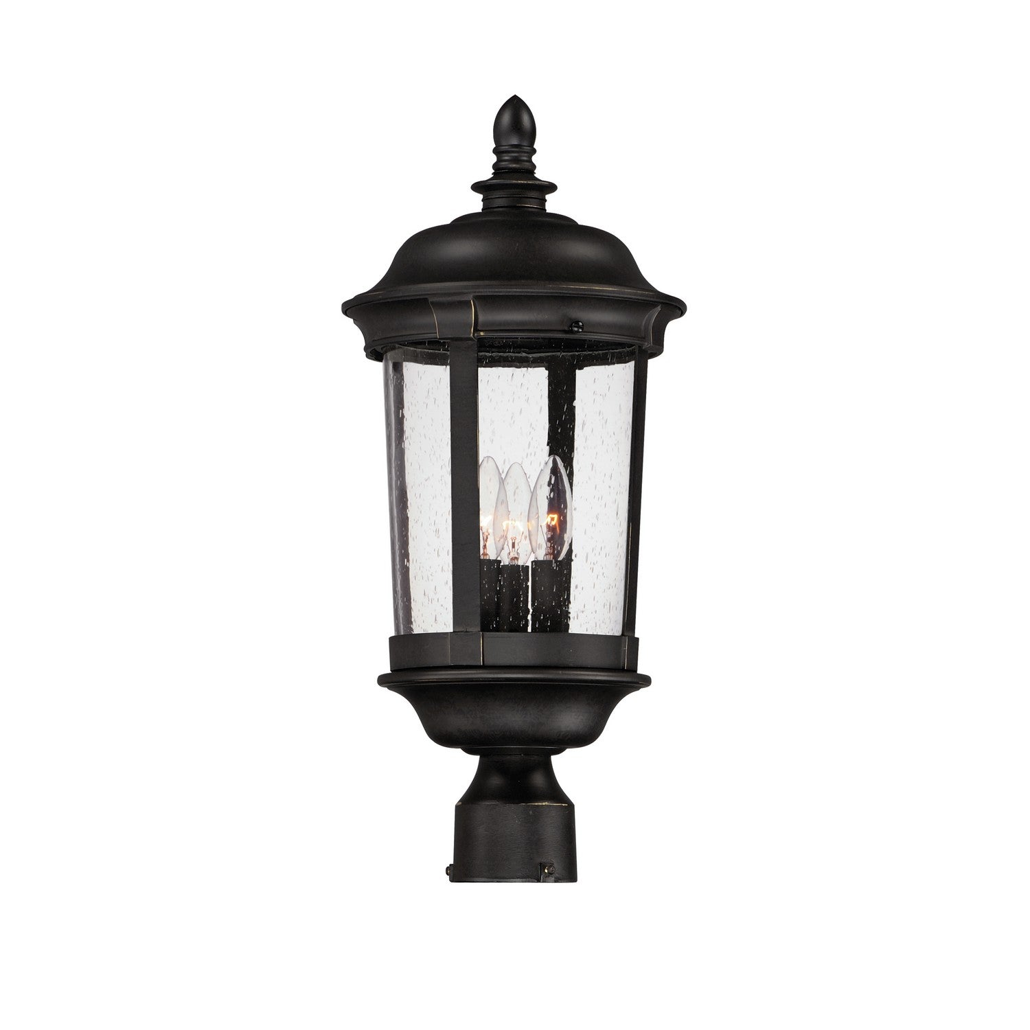 Maxim - 3021CDBZ - Three Light Outdoor Pole/Post Lantern - Dover DC - Bronze