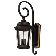 Maxim - 3025CDBZ - Three Light Outdoor Wall Lantern - Dover DC - Bronze