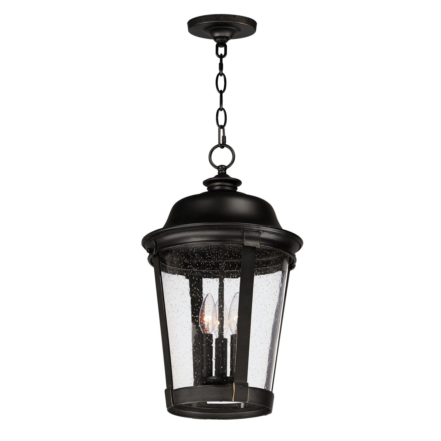 Maxim - 3029CDBZ - Three Light Outdoor Hanging Lantern - Dover DC - Bronze