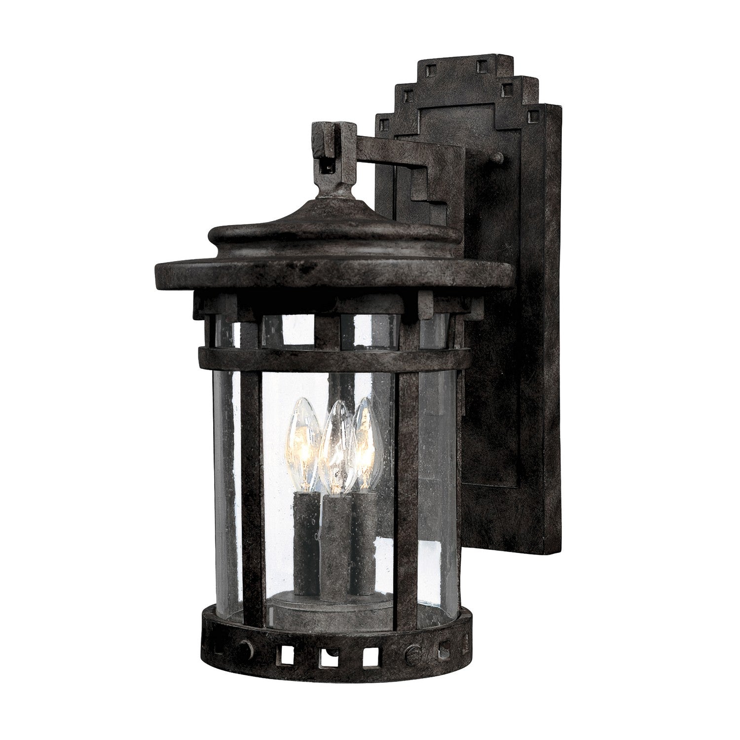 Maxim - 3134CDSE - Three Light Outdoor Wall Lantern - Santa Barbara DC - Sienna