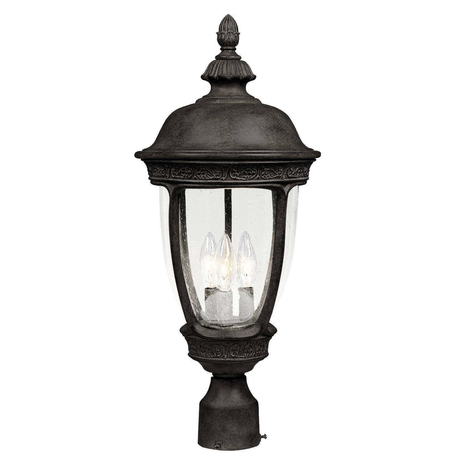 Maxim - 3461CDSE - Three Light Outdoor Pole/Post Lantern - Knob Hill DC - Sienna