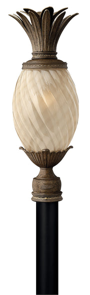 Hinkley - 2121PZ - LED Post Top or Pier Mount Lantern - Plantation - Pearl Bronze