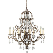 Generation Lighting - F2303/8MBZ - Eight Light Chandelier - Chateau - Mocha Bronze