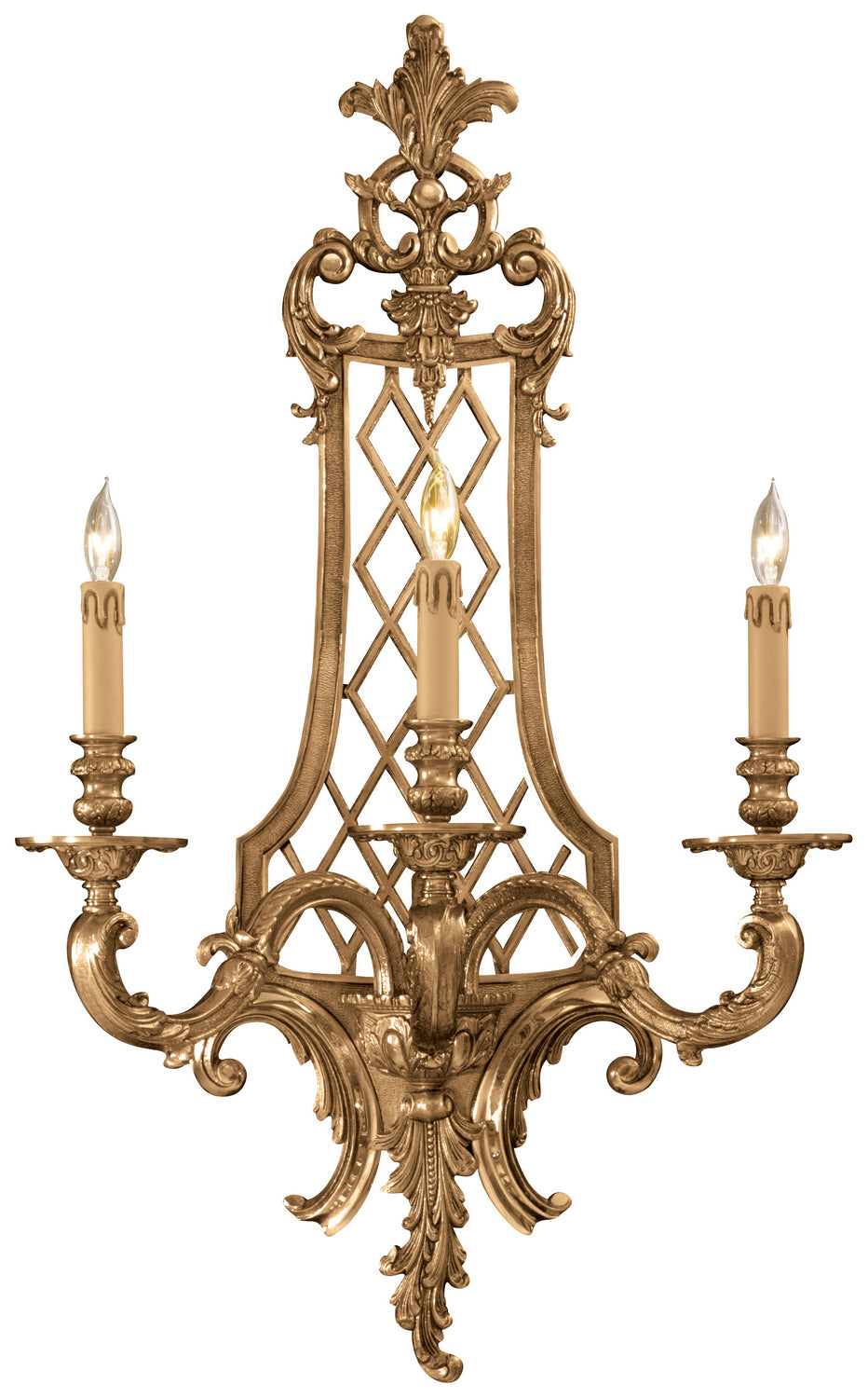 Metropolitan - N9803 - Three Light Wall Sconce - Metropolitan Family - Renaissance Gold