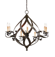 Currey and Company - 9528 - Nine Light Chandelier - Mayfair