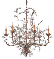 Currey and Company - 9882 - Six Light Chandelier - Cupertino