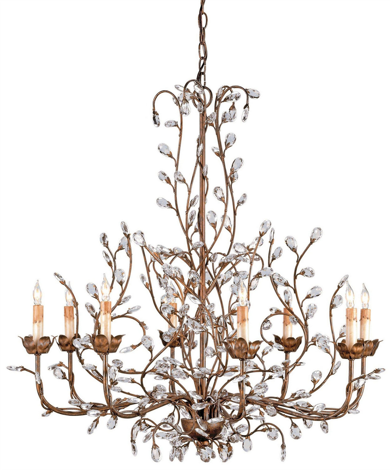 Currey and Company - 9884 - Eight Light Chandelier - Cupertino