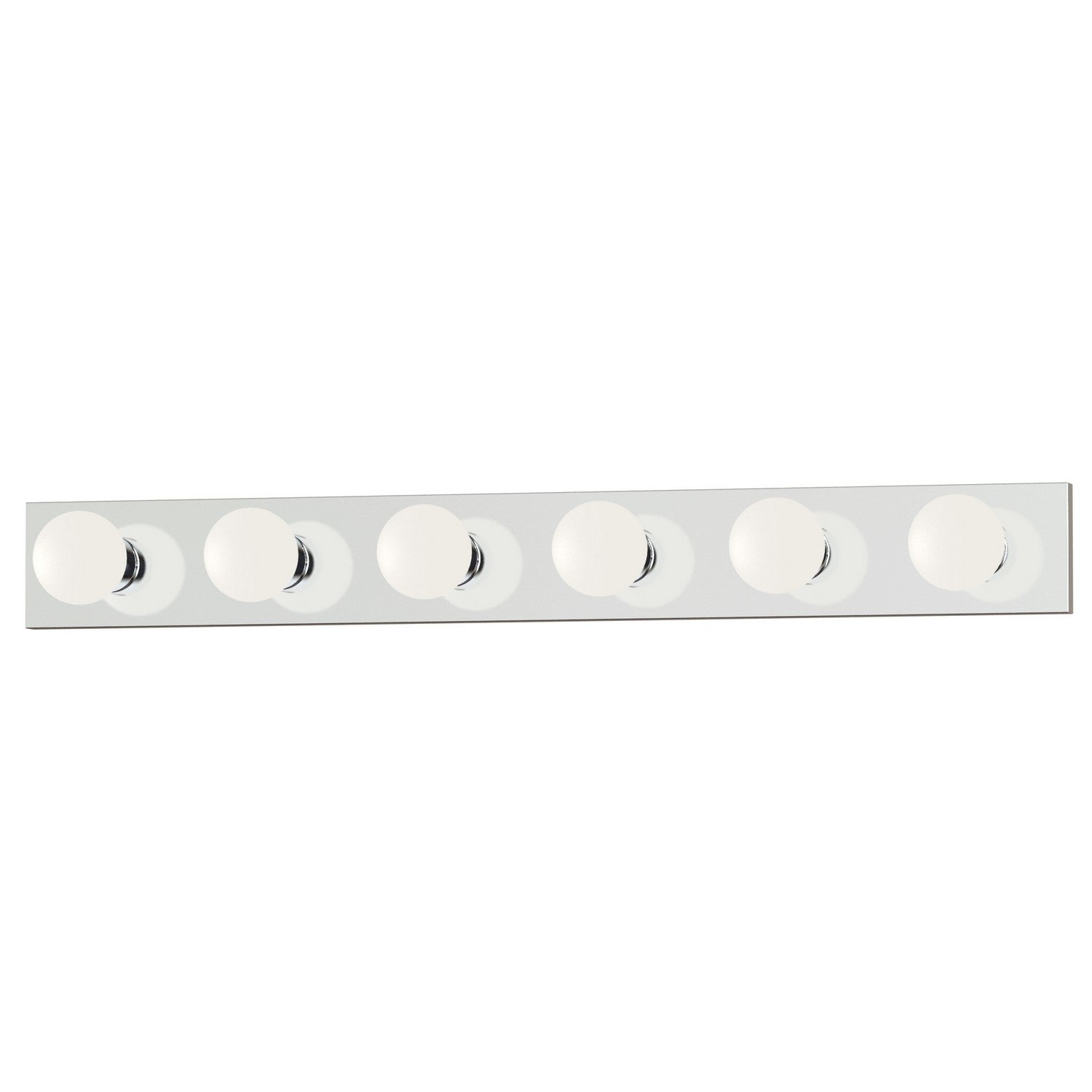 Maxim - 4456PC - Six Light Bath Vanity - Essentials - 445x - Polished Chrome