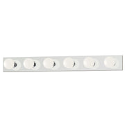 Maxim - 4456PC - Six Light Bath Vanity - Essentials - 445x - Polished Chrome