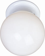 Maxim - 5889WTWT - One Light Flush Mount - Essentials - 588x - White