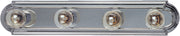 Maxim - 7124SN - Four Light Bath Vanity - Essentials - 712x - Satin Nickel