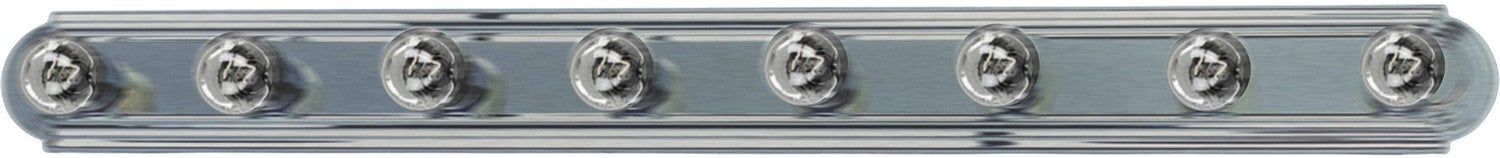 Maxim - 7128SN - Eight Light Bath Vanity - Essentials - 712x - Satin Nickel