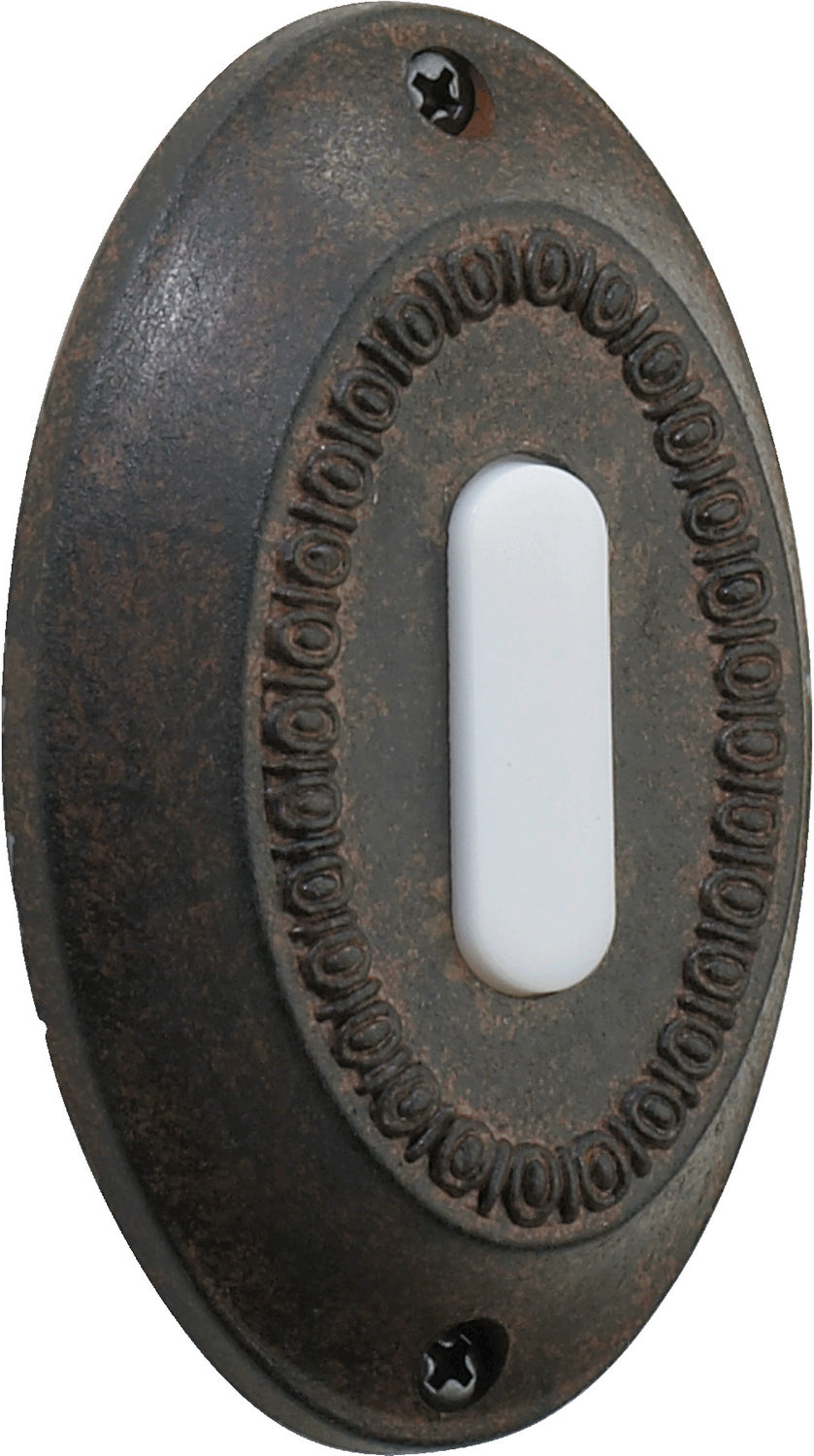 Quorum - 7-307-44 - Door Chime Button - 7-307 Door Buttons - Toasted Sienna
