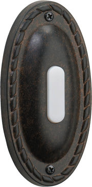 Quorum - 7-308-44 - Door Chime Button - 7-308 Door Buttons - Toasted Sienna