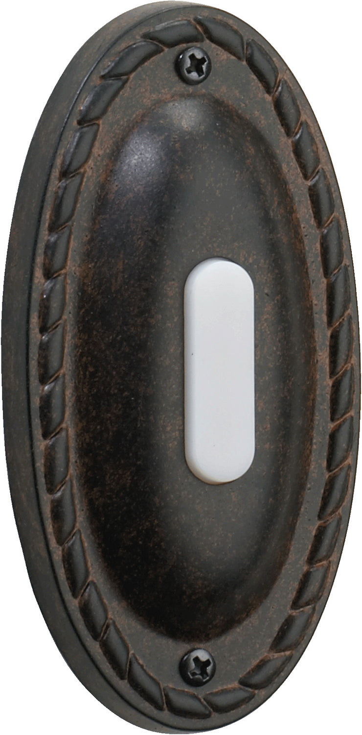 Quorum - 7-308-44 - Door Chime Button - 7-308 Door Buttons - Toasted Sienna