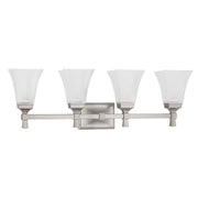 Hudson Valley - 1174-SN - Four Light Bath Bracket - Kirkland - Satin Nickel
