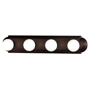 Maxim - 7124OI - Four Light Bath Vanity - Essentials - 712x - Oil Rubbed Bronze