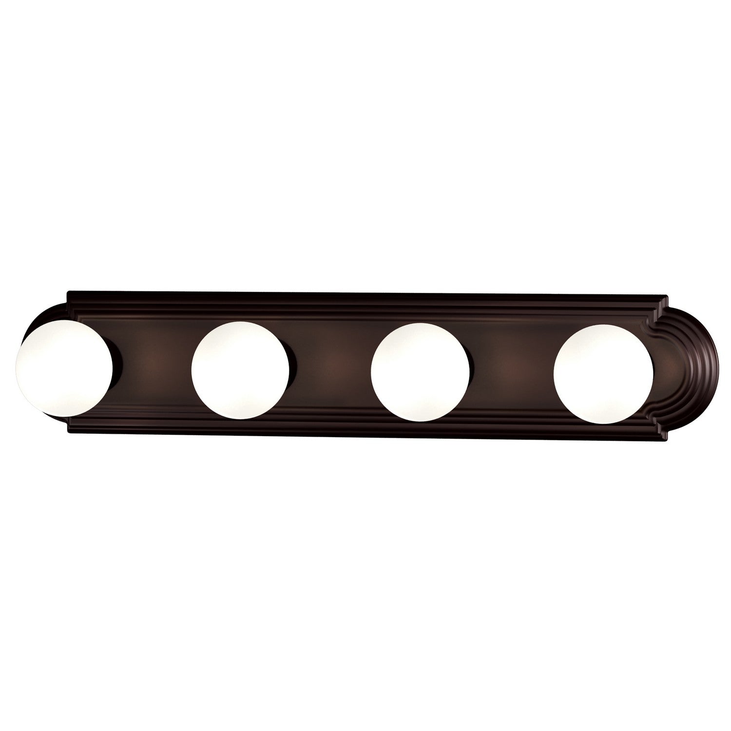 Maxim - 7124OI - Four Light Bath Vanity - Essentials - 712x - Oil Rubbed Bronze