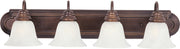 Maxim - 8014MROI - Four Light Bath Vanity - Essentials - 801x - Oil Rubbed Bronze