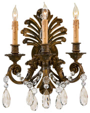 Metropolitan - N952013 - Three Light Wall Sconce - Metropolitan Family - Oxidized Brass