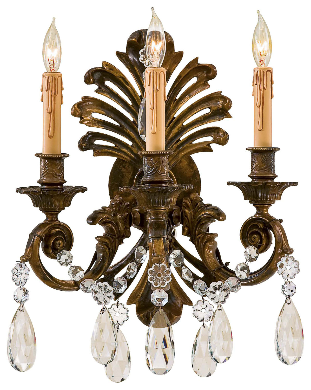 Metropolitan - N952013 - Three Light Wall Sconce - Metropolitan Family - Oxidized Brass