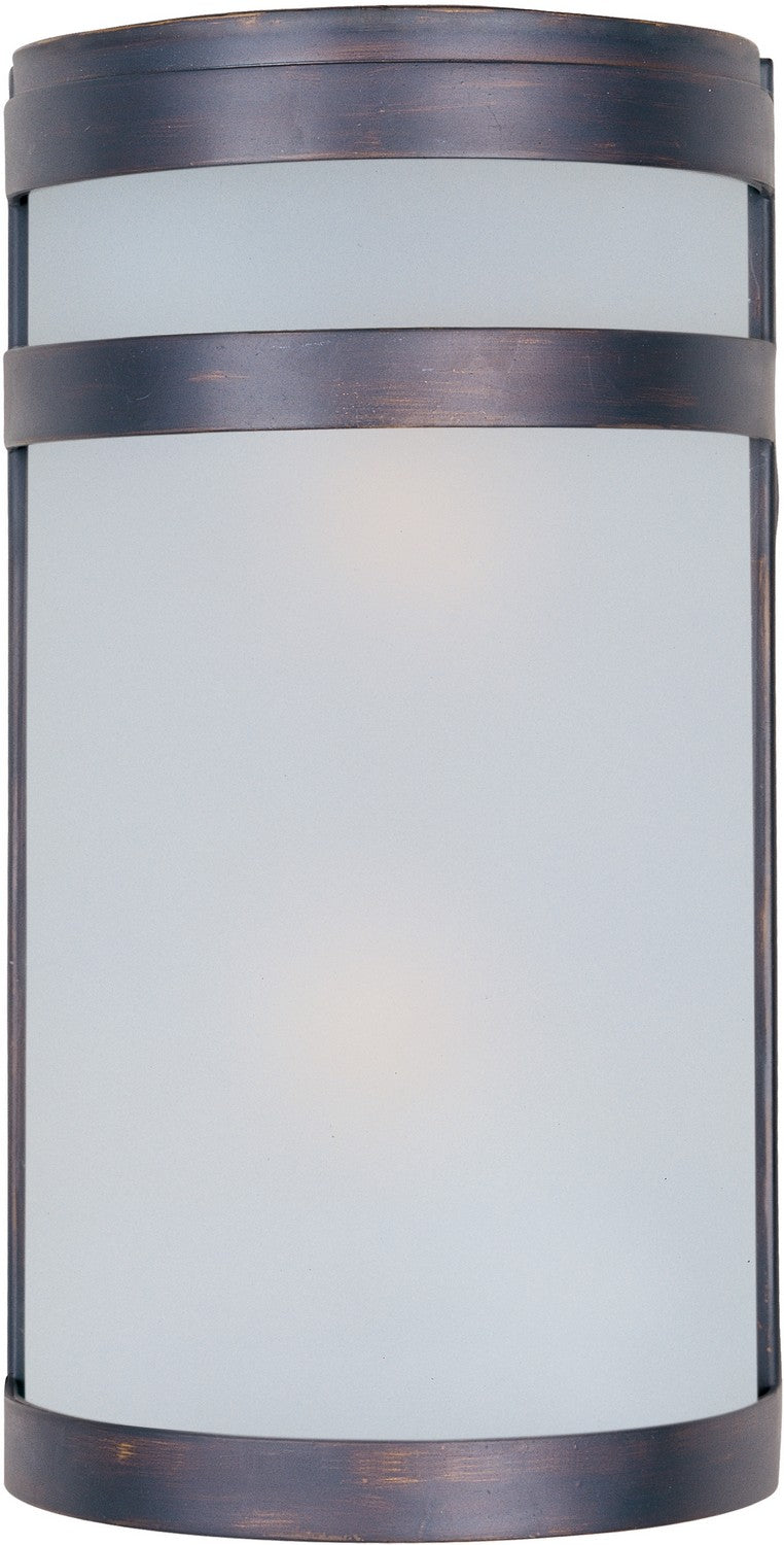 Maxim - 5002FTOI - Two Light Outdoor Wall Lantern - Arc - Oil Rubbed Bronze