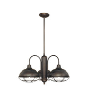 Millennium - 5303-RBZ - Three Light Chandelier - Neo-Industrial - Rubbed Bronze