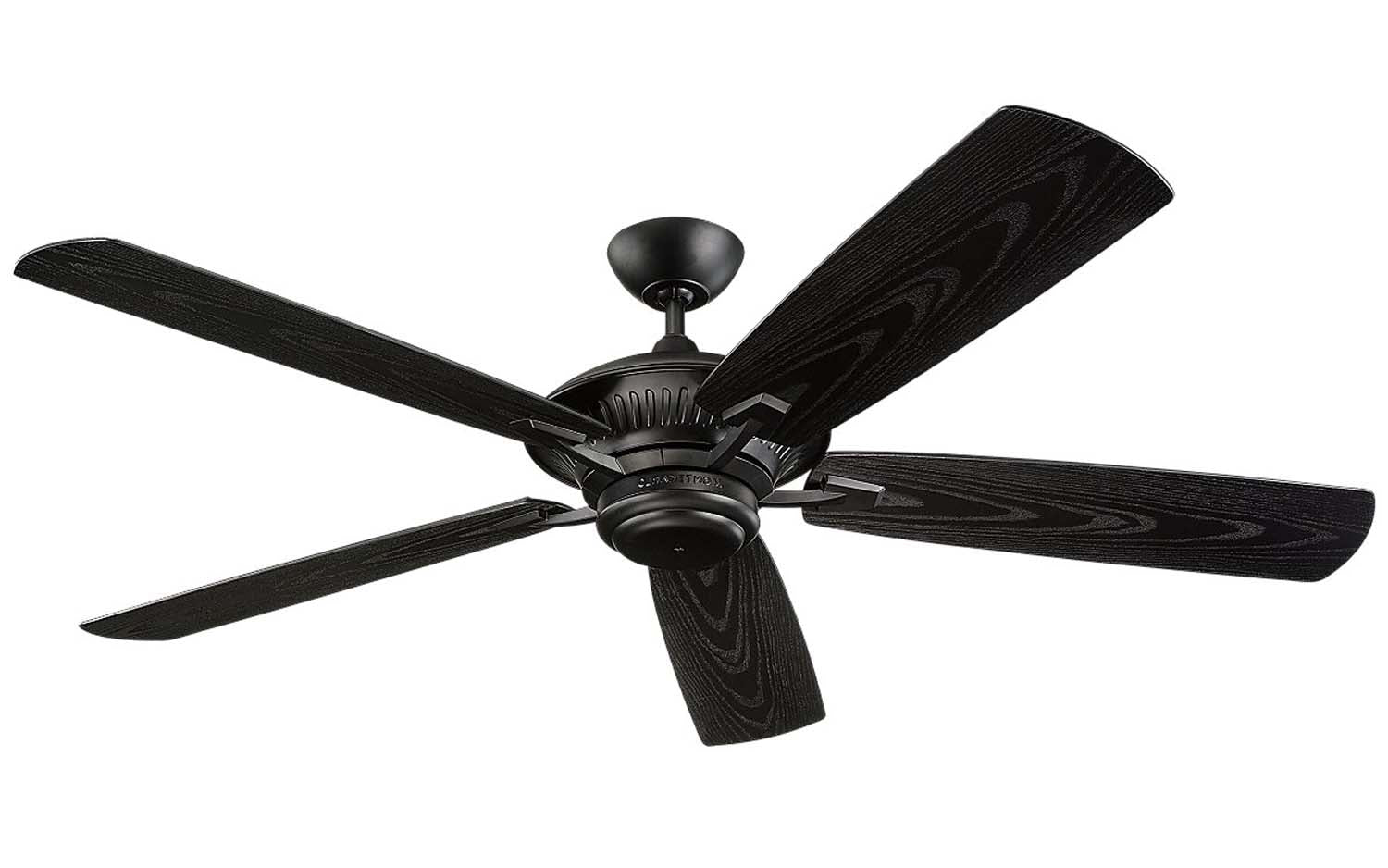 Generation Lighting - 5CY60BK - 60" Ceiling Fan - Cyclone - Matte Black