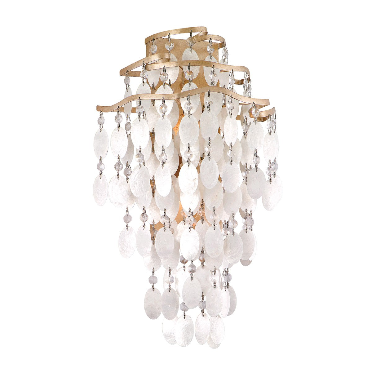 Corbett Lighting - 109-12-CPL - Two Light Wall Sconce - Dolce - Champagne Leaf