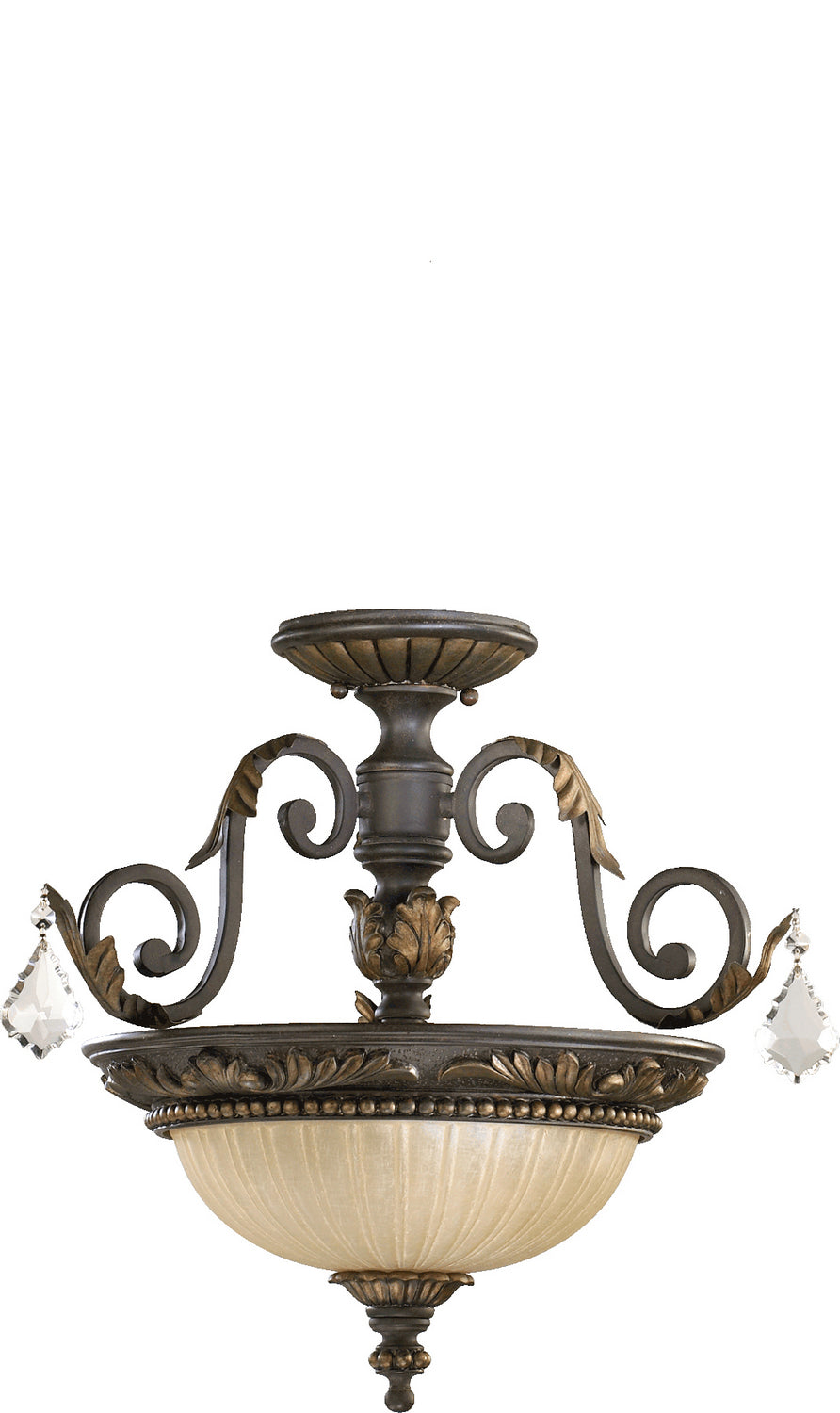 Quorum - 2957-17-44 - Two Light Dual Mount - Rio Salado - Toasted Sienna|Mystic Silver