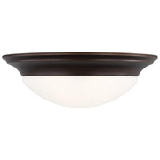 Generation Lighting - 75436-710 - Three Light Flush Mount - Nash - Bronze