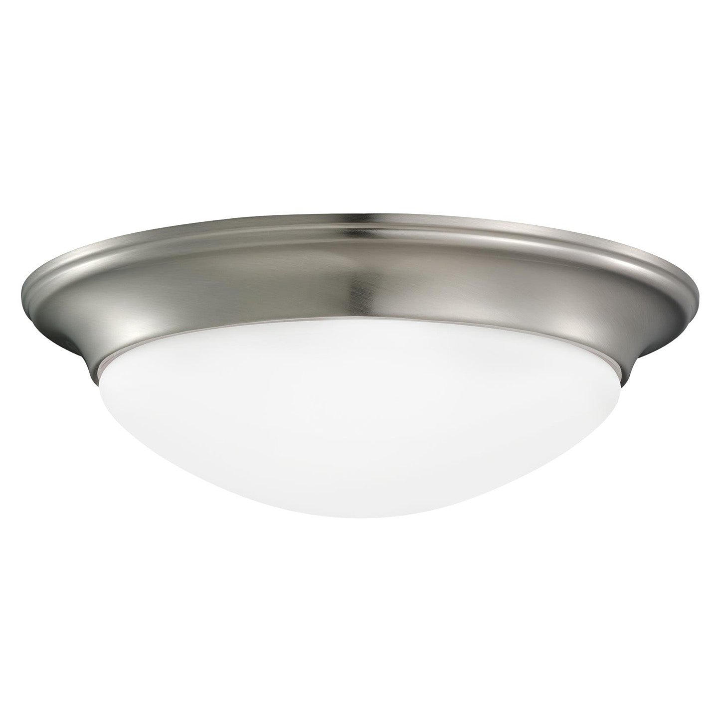 Generation Lighting - 75436-962 - Three Light Flush Mount - Nash - Brushed Nickel