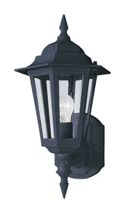 Maxim - 3000CLBK - One Light Outdoor Wall Lantern - Builder Cast - Black