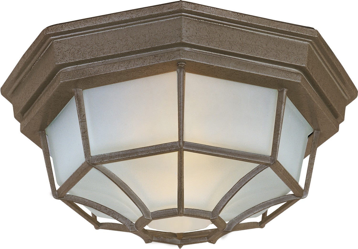 Maxim - 1020RP - Two Light Outdoor Ceiling Mount - Crown Hill - Rust Patina