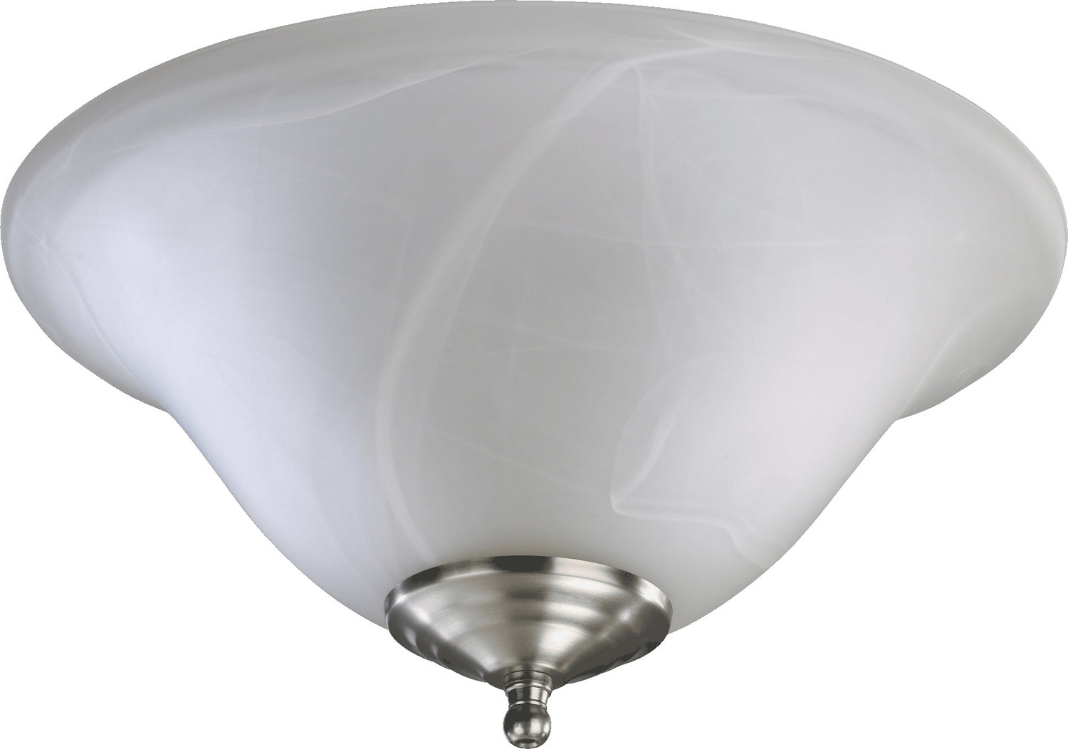 Quorum - 1166-801 - LED Fan Light Kit - Light Kits Satin Nickel - Satin Nickel|White