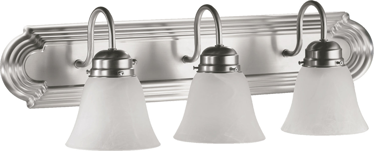Quorum - 5094-3-165 - Three Light Vanity - Campbell - Satin Nickel
