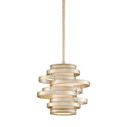 Corbett Lighting - 128-41-WSL - One Light Pendant - Vertigo - Warm Silver Leaf