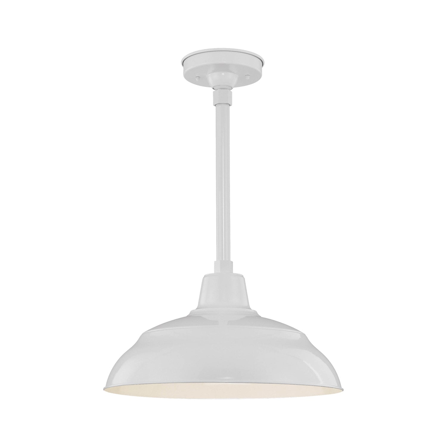 Millennium - RWHS17-WH - One Light Pendant - R Series - White