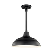 Millennium - RWHS17-SB - One Light Pendant - R Series - Satin Black