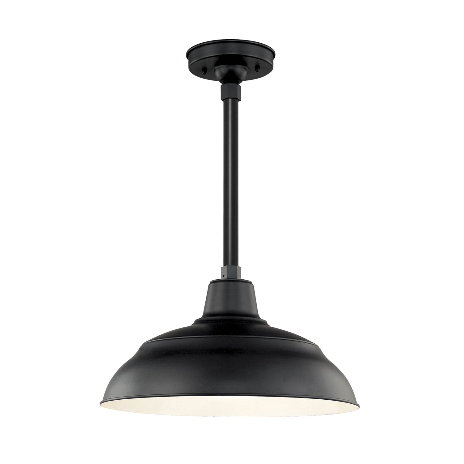 Millennium - RWHS17-SB - One Light Pendant - R Series - Satin Black